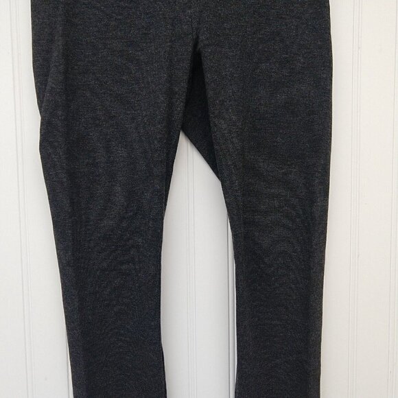 WHBM Runway Legging Size 6 New Charcoal Gray Heather Ponte Knit Ankle Length - Picture 3 of 8